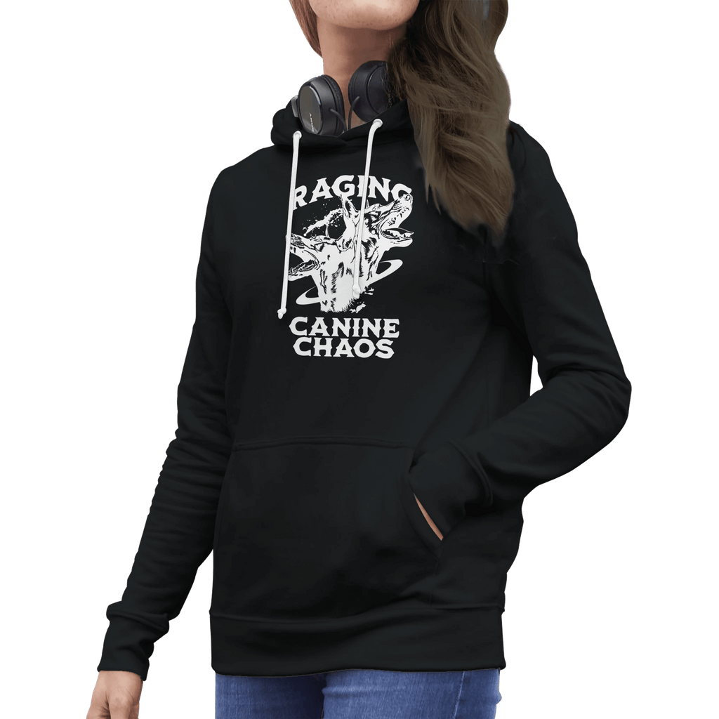 Premium Womens & Mens Pullover Hoodie Black - SKShop