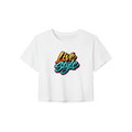 Women’s Crop Tee | Bella+Canvas 8882 White - SKShop