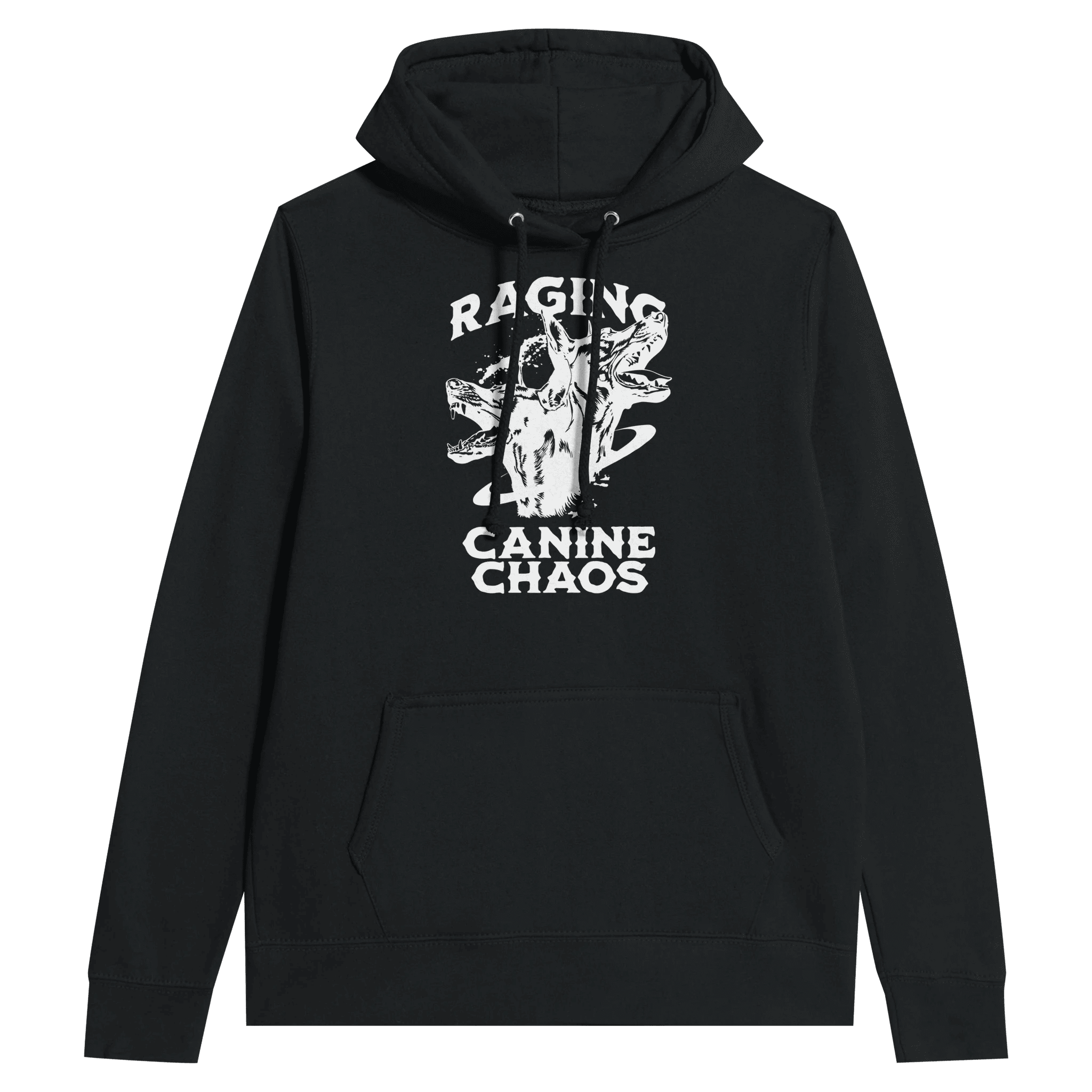 Premium Womens & Mens Pullover Hoodie Black - SKShop